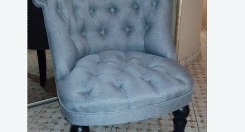 Обшивка стула на дому. Битцевский парк